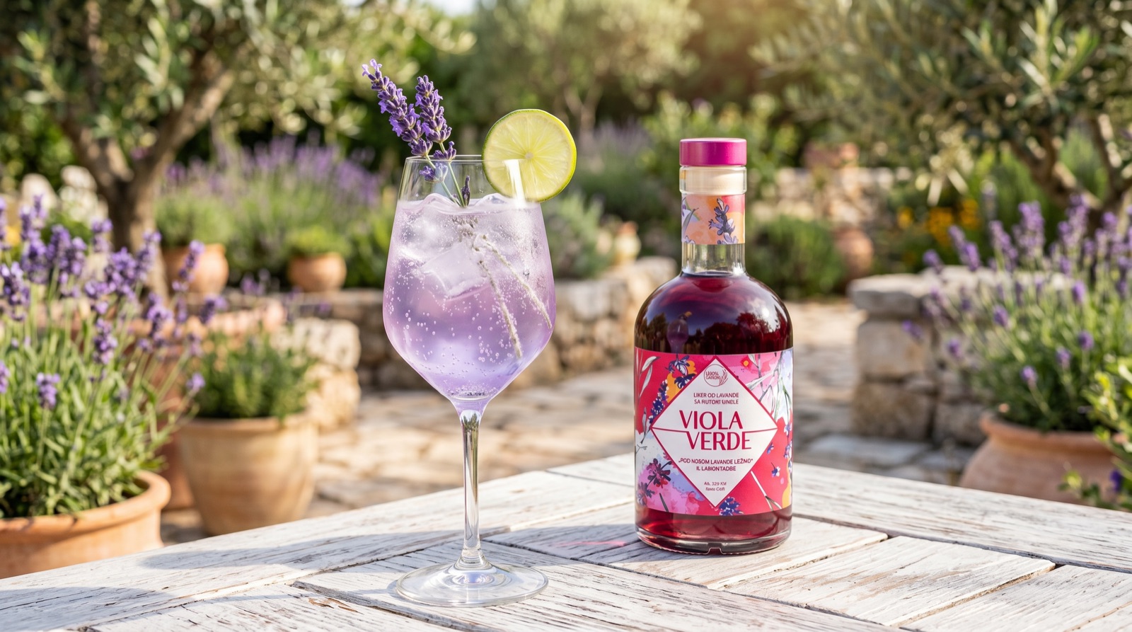 Viola spritz